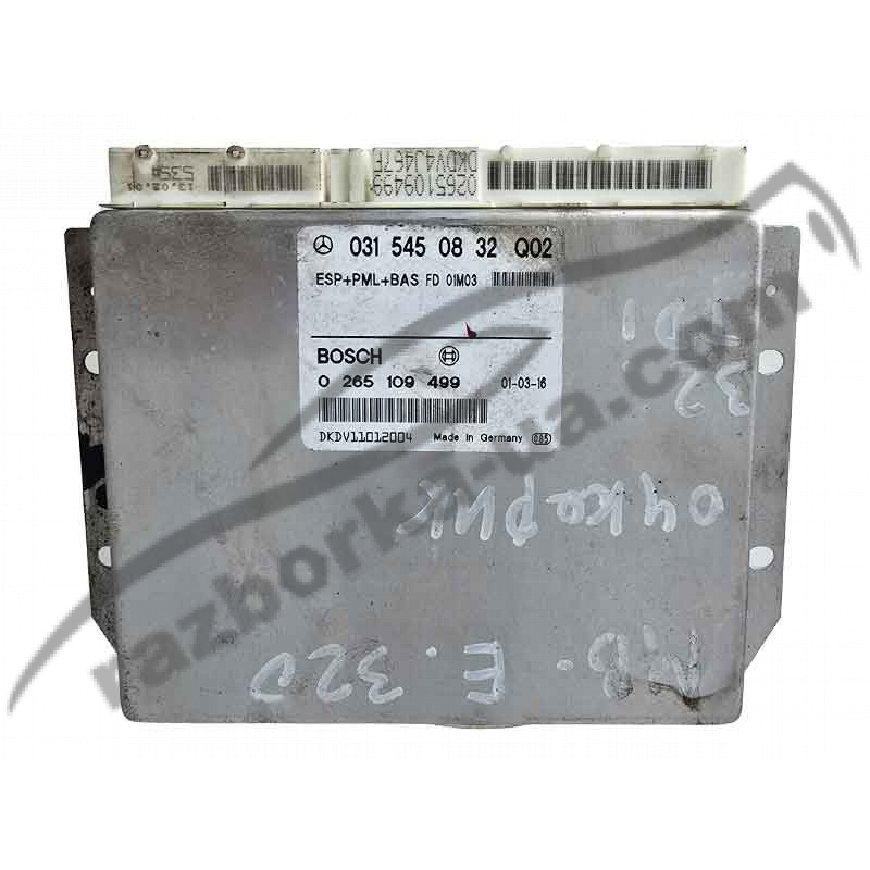 Блок управления ABS / ESP / PML / BAS Mercedes E / W210 (1995-2002) 0315450832Q02 / 0265109499 фото