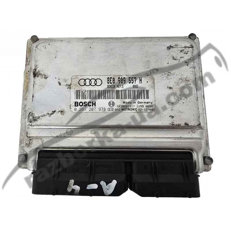 Блок керування двигуном ЕБУ Audi A4 B6, 2.0 / ALT (2001-2004) 8E0909557H / 0261207978 / 8E0 909 557 H / 0 261 207 978 фото