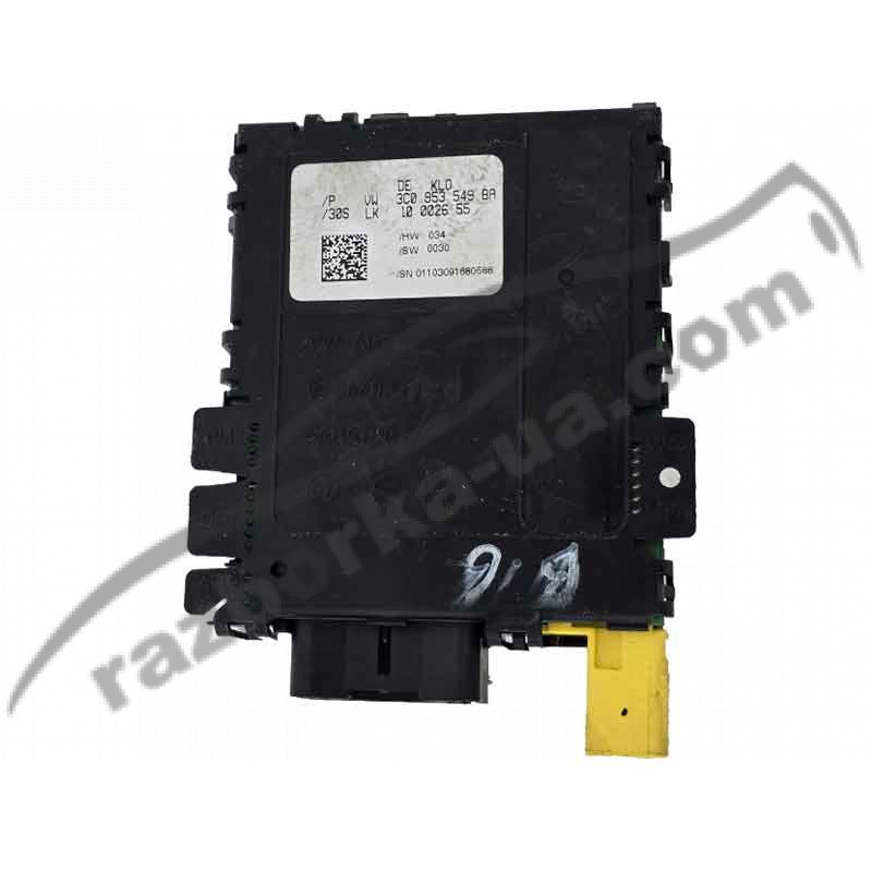 Блок керування підкермовими перемикачами VW Passat B6 (2006-2009) 3C0953549BA / 3C0 953 549 BA фото