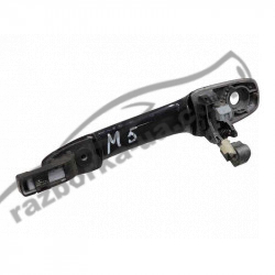 Ручка двері зовнішня передня ліва Mazda 5 (2000-2004) чорна фото