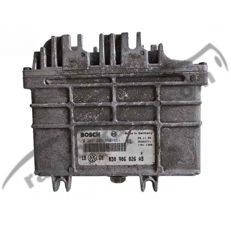 Блок управления двигателем ЭБУ VW Golf 3 1.4 (1991-1998) 0261203650 / 030906026AB / 0 261 203 650 / 030 906 026 AB фото