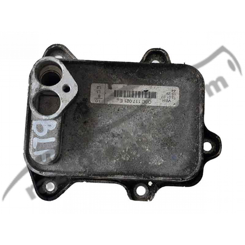 Теплообменник, масляный радиатор VW Passat B6 1.6 FSI / BLF (2005-2010) 03C117021E / 03C 117 021 E фото