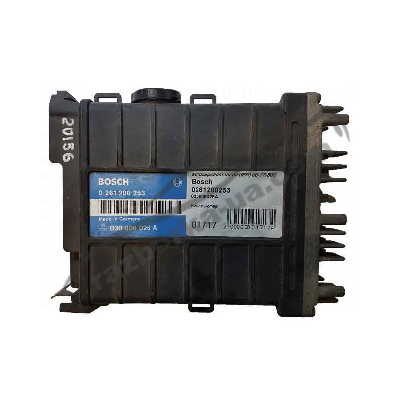 Электронный блок управления двигателем Bosch 0261200253 / VAG 030906026A, фото запчасть Электронный блок управления двигателем Bosch 0261200253 / VAG 030906026A, фото запчасть