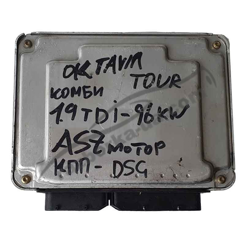 Блок управления двигателем Skoda Octavia Tour 1.9 TDI / ASZ (1997-2009) 038 906 019 HJ / 0 281 010 977 фото