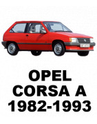 OPEL CORSA A (1982-1993) запчасти бу