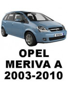 OPEL MERIVA A (2003-2010) запчасти бу